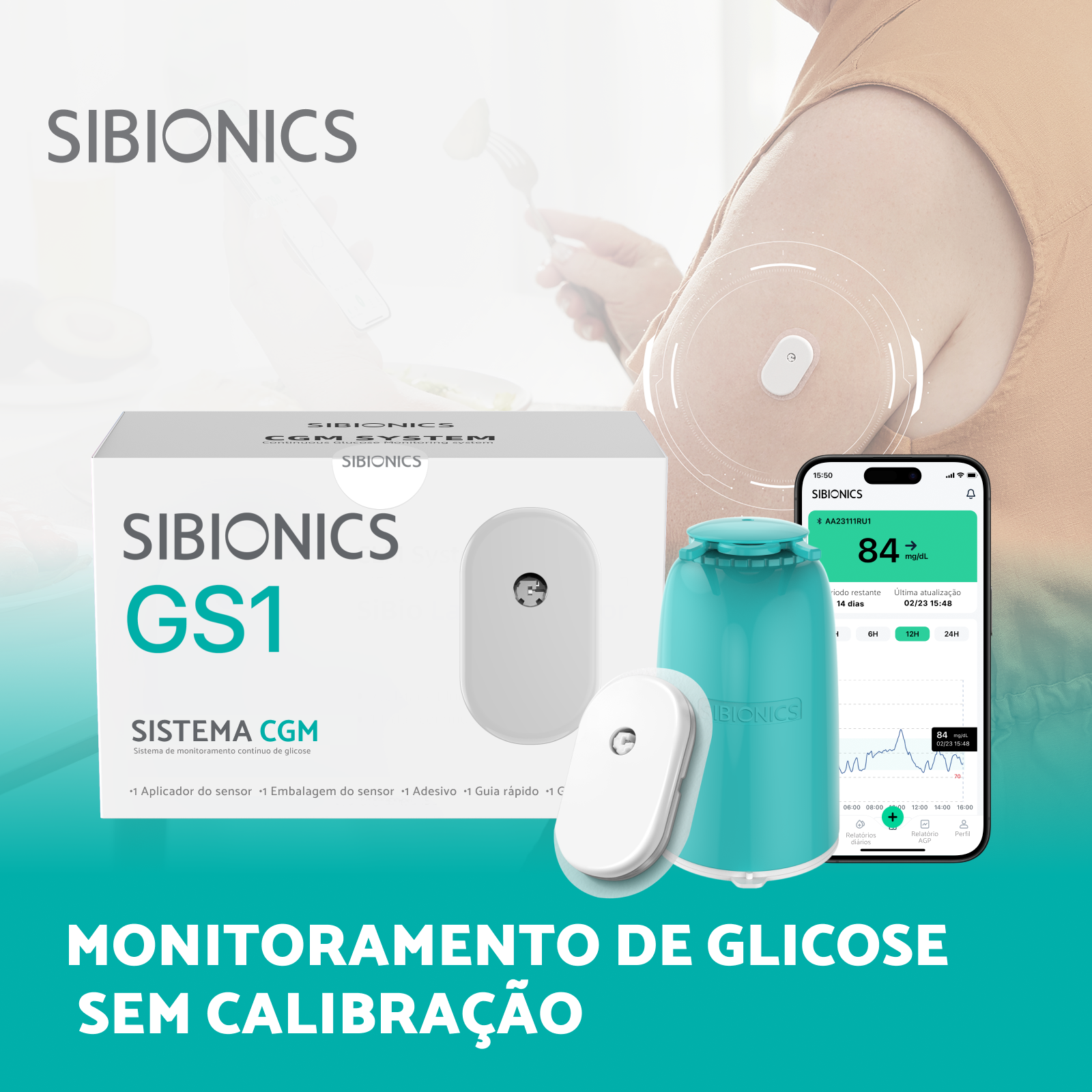 Sensor SIBIONICS CGM GS1
