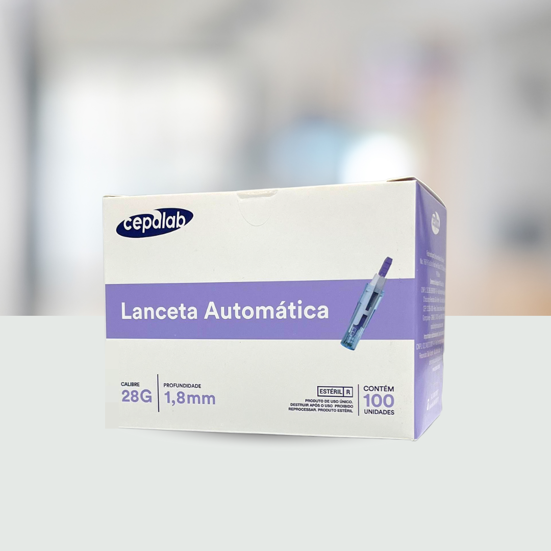 Autolanceta 28G Caixa C/100 - Cepalab