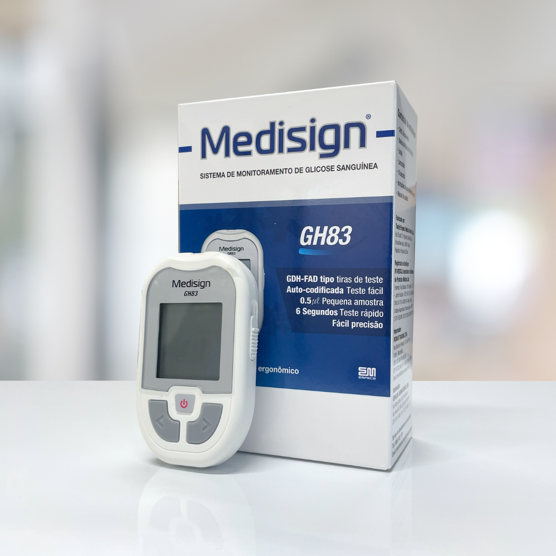 Glicosímetro GH83 C/10 Tiras - Medisign